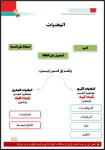 تلخيص علوم الصف الثامن الفصل الأول