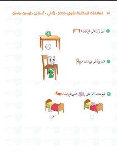 حل كتاب الرياضيات للصف الاول الفصل الاول