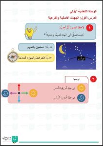 حل كتاب الاجتماعيات للصف الرابع الفصل الاول