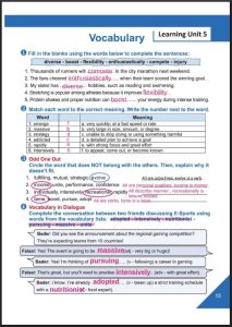 حل كتاب workbook انجليزي للصف التاسع الفصل الثاني