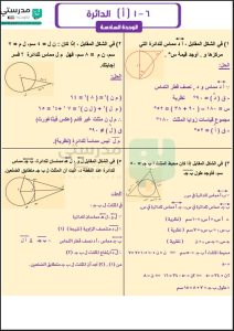 حل كتاب الرياضيات للصف العاشر الفصل الثاني
